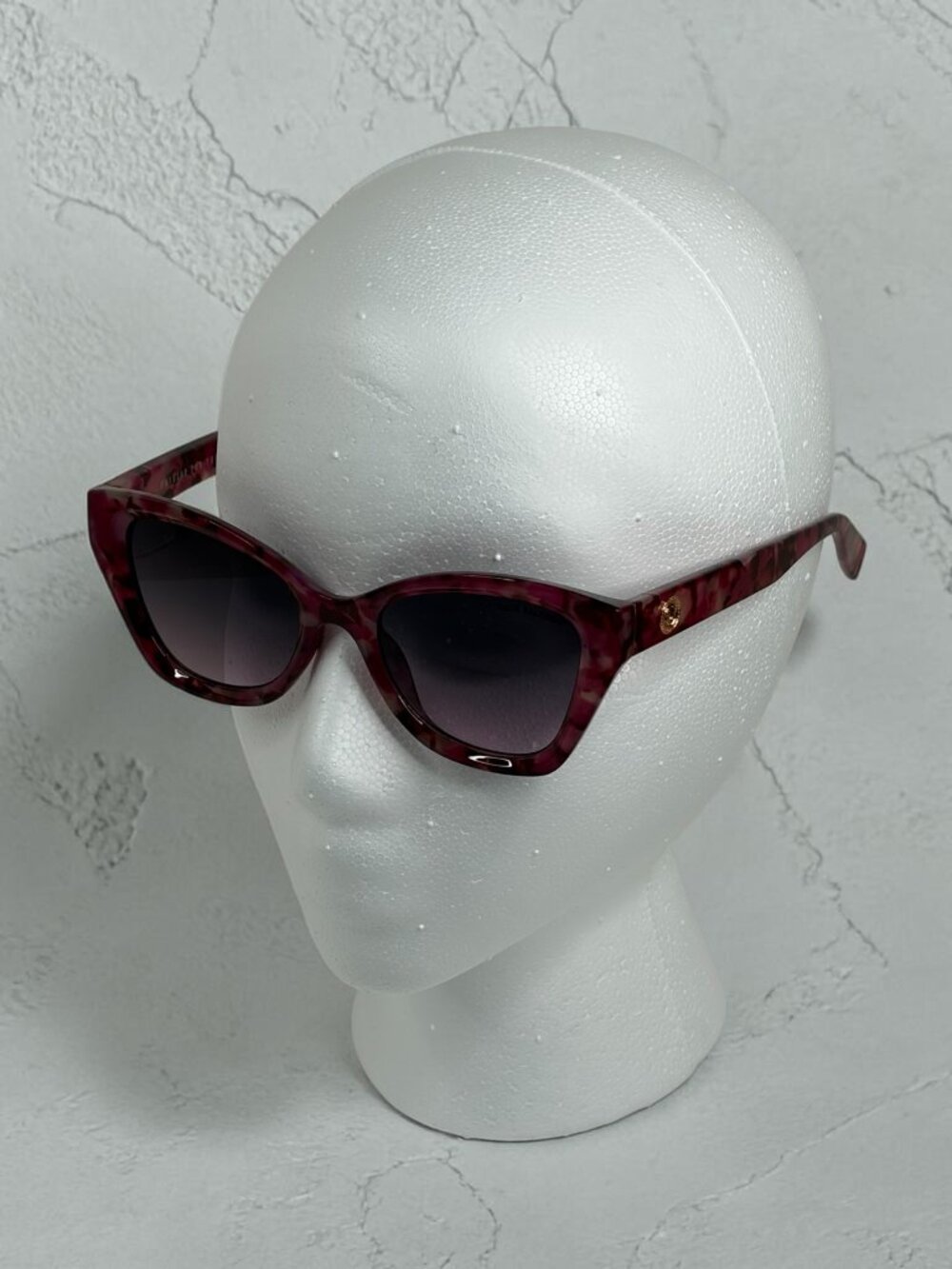 True Religion Burgundy Tortoise Cat Eye Sunglasses TR56288 - Picture 2 of 5